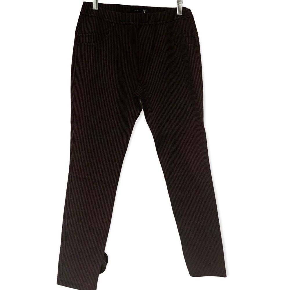 Anthropologie Sanctuary knit striped lt. brown/ dark brown pant size M